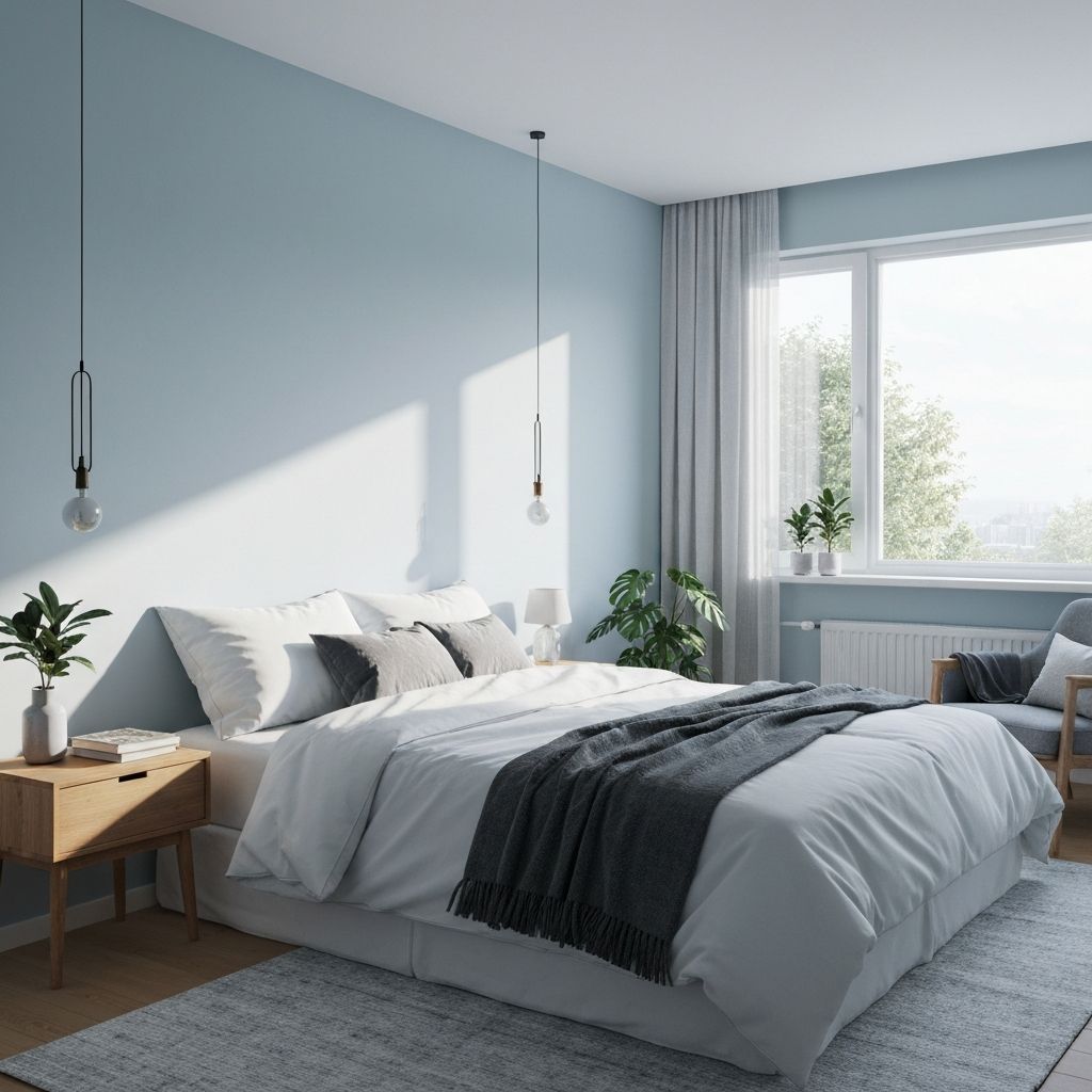 Peaceful bedroom environment